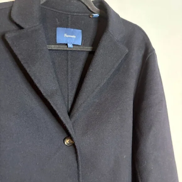 Faconnable navy blue wool peacoat - Picture 2 of 5